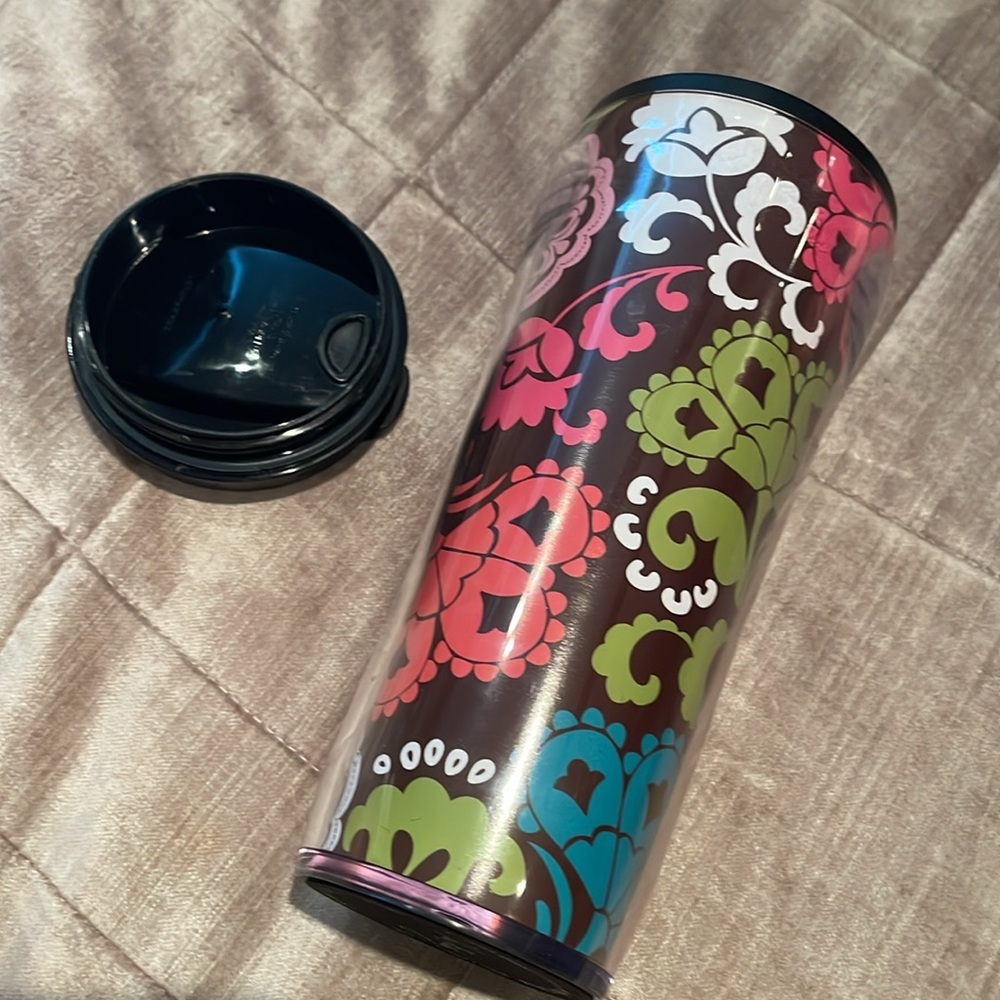 Vera Bradley Tumbler Paisley Hippie Floral Boho Style